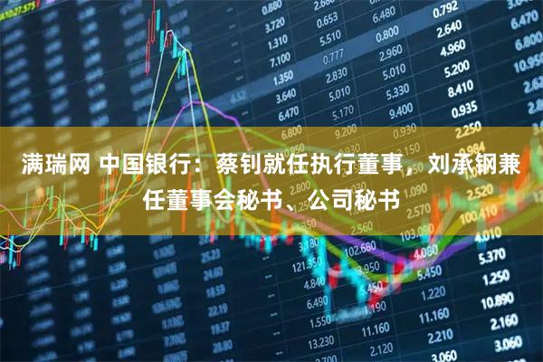 满瑞网 中国银行：蔡钊就任执行董事，刘承钢兼任董事会秘书、公司秘书